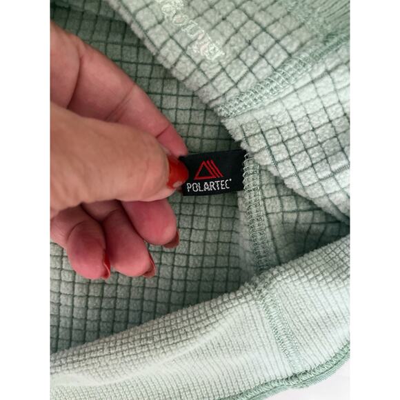 Patagonia R1 Pullover Women S Green Stretch Athleisure Sport 1/4 Zip High Neck - Picture 2 of 8